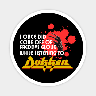 Coke off a glove Magnet